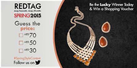 RedtagFashion's tweet photo. اكسسوارات #رد_تاغ المميَزة تضيف المزيد من التميَز على أناقتكِ. خمَني السعر للفوز معنا في مسابقة #SpringStyleContest http://t.co/cHGoVjPxik
