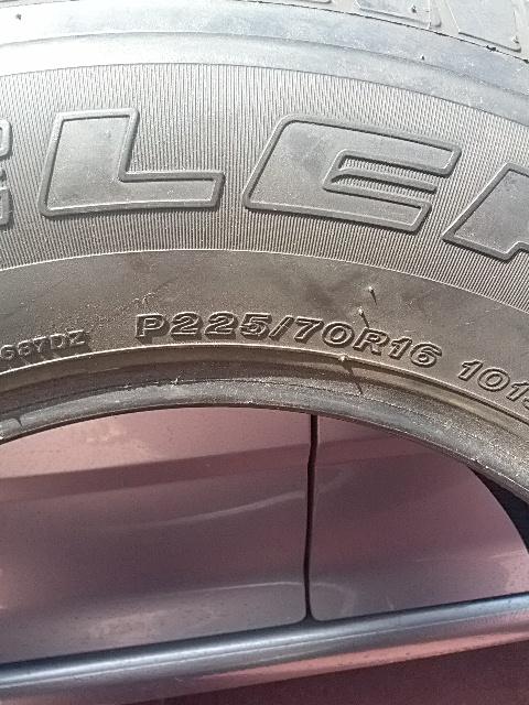 rmoralesj472's tweet photo. @Vendelo507 @ventasPTY Vendo 4 llantas P225/70/R16 marca Bridgestone Dueler H/T B/. 50.00. c/u. Tel. 2939423/66418838 http://t.co/942gR6VMZe