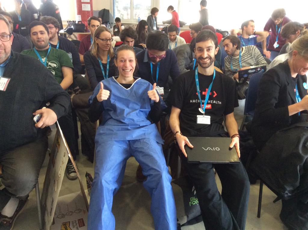 dhGelly's tweet photo. what a wonderful feeling! #hhcamp #hackinghealth #innovation #digitalhealth http://t.co/W8evyHLJis