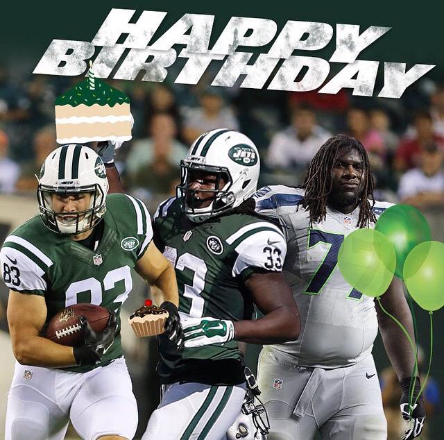 Wishing Chris Pantale, Chris Ivory and James Carpenter a Happy Birthday from the UK!  
