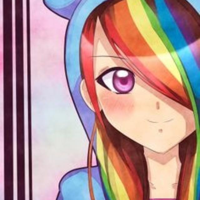 Rainbow  Anime Human Rainbow Dash PNG Image  Transparent PNG Free  Download on SeekPNG