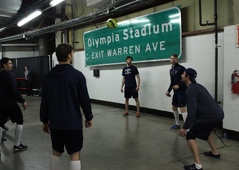 Just kickin' it pregame. #OurBlues #stlblues
