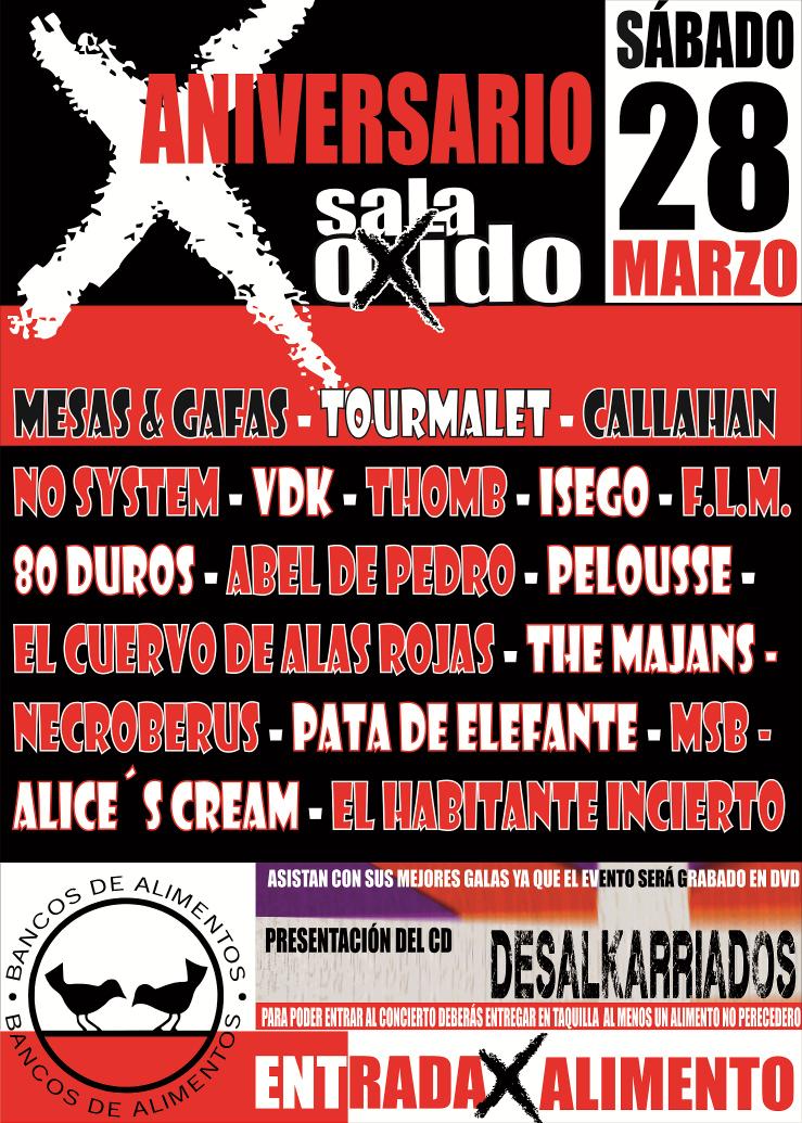 SalaOxido's tweet photo. Ahora ya si nos centramos en nuestra gran semana. 
Cumplimos 10 años y lo celebramos a lo grande. http://t.co/dn1SGbNbG4