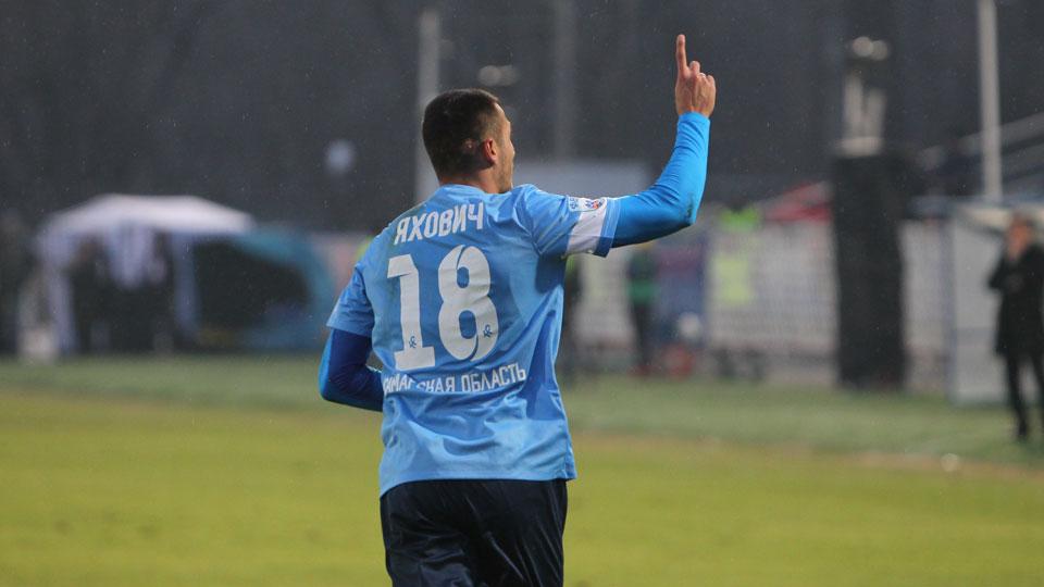 Adis after his goal Adis after his goal