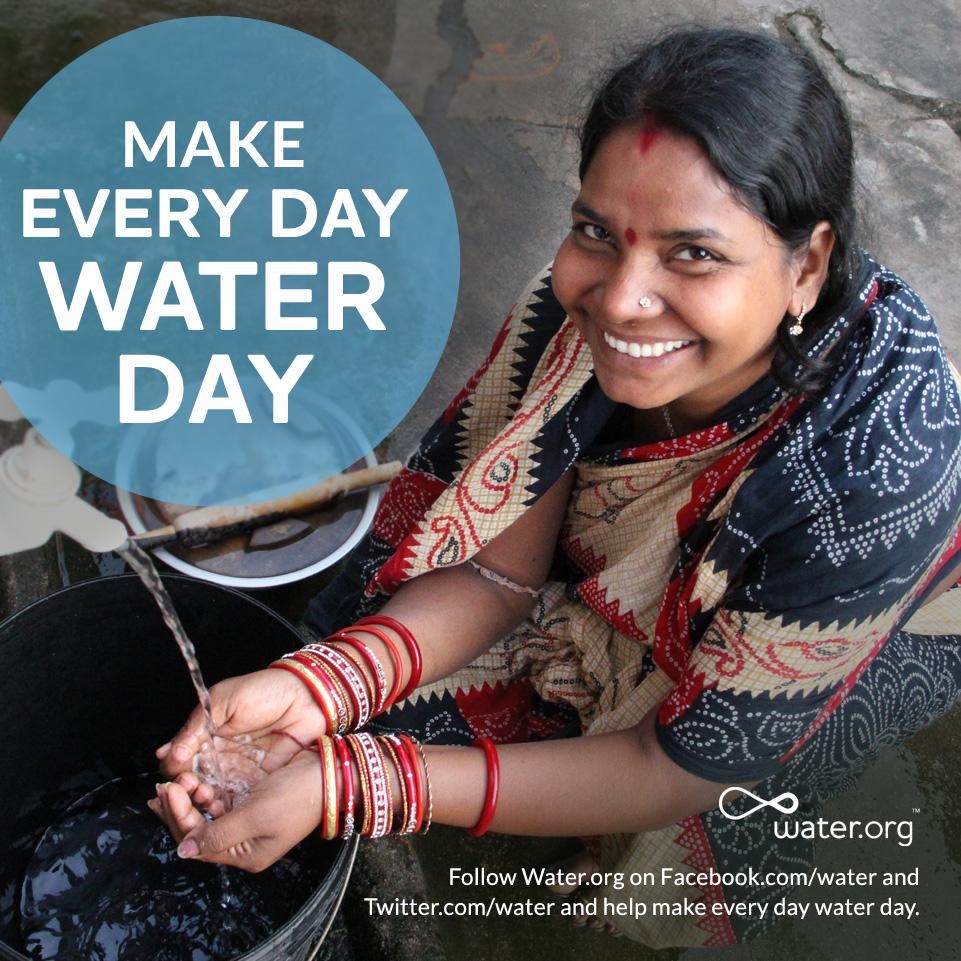 Water's tweet photo. Today is #WaterDay💧Learn more about how you can help @Water.org make every day #WaterDay: http://t.co/X11UrhAJDh. http://t.co/SEUuMjPjDE