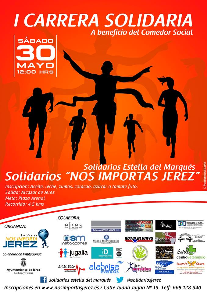 #ICarreraSolidaria
Si quieres colaborar 
Pincha este Enlace ---->nosimportasjerez.es