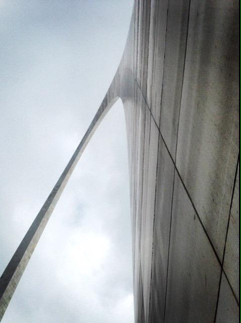 Leilani85's tweet photo. Ascending the arch @GatewayArchSTL #stLouis #intersession2015 http://t.co/l7UQx47ik3