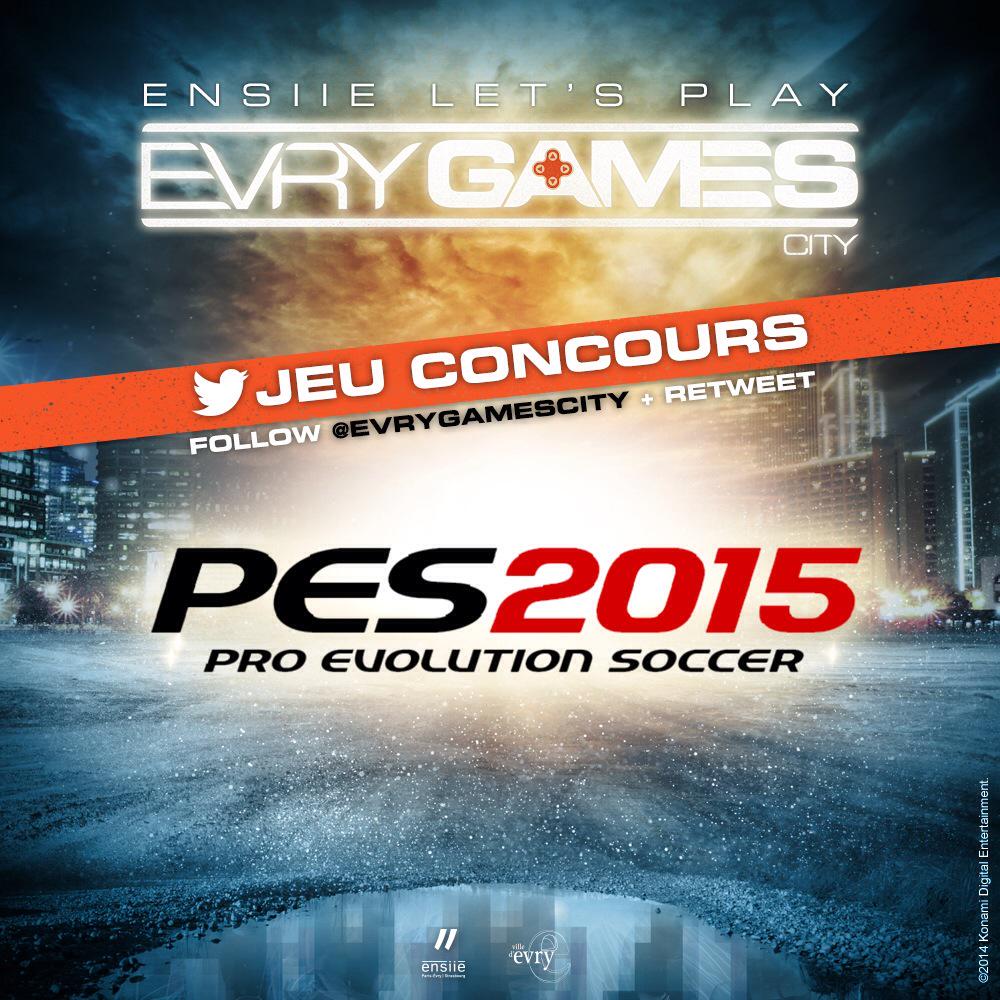 EvryGamesCity's tweet image. #concours #JourDeMatch #ElClasico Follow+RT pour tenter d'gagner PES2015 sur PS3 ou PS4 avec @KONAMIFR ! FIN le 24/03