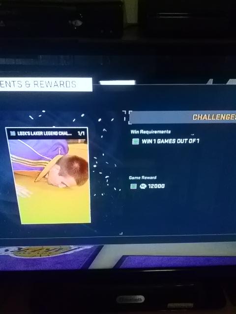 AirJordan0729's tweet photo. The challenge was fun and a little difficult but I beat it. @LD2K @NBA2K #LD2KChallenge #XboxOne http://t.co/T6nDlmPPJn