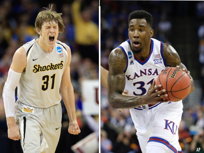 ShockersNation's tweet image. Kansas and Wichita State are set to play biggest game in state history: usat.ly/1FfKaI3 #GoShockers