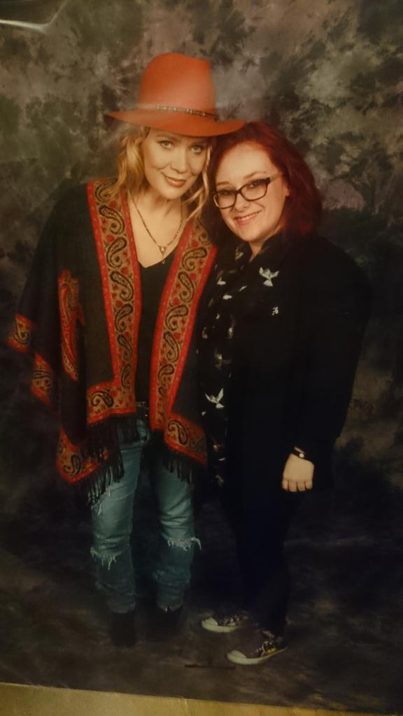 Yes that's right. That's Andrea from #TheWalkingDead with... ME!  Whoooop