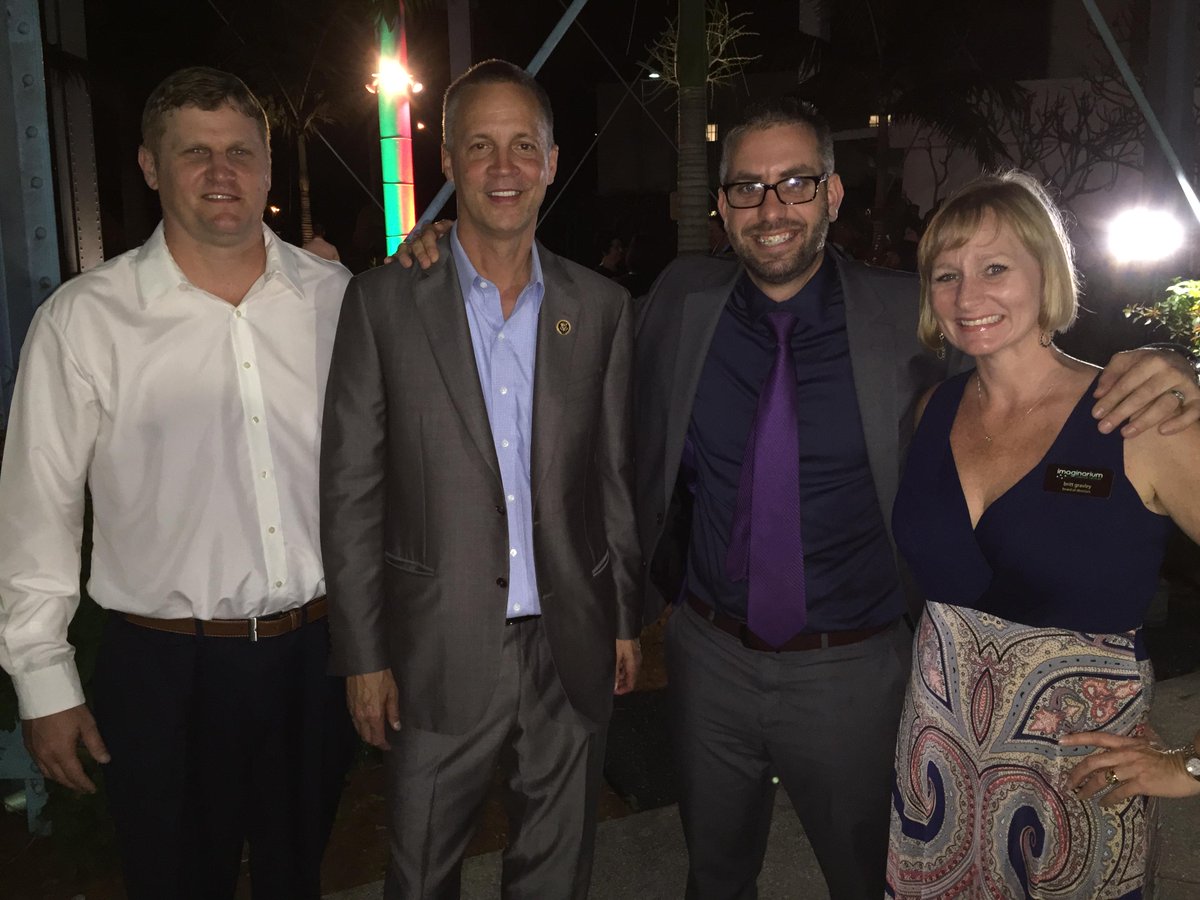 RepCurtClawson's tweet image. Nice seeing the leadership team and friends at the 10th Annual Imagine Gala, Celebrity Chef Cook Off @imag_sci.