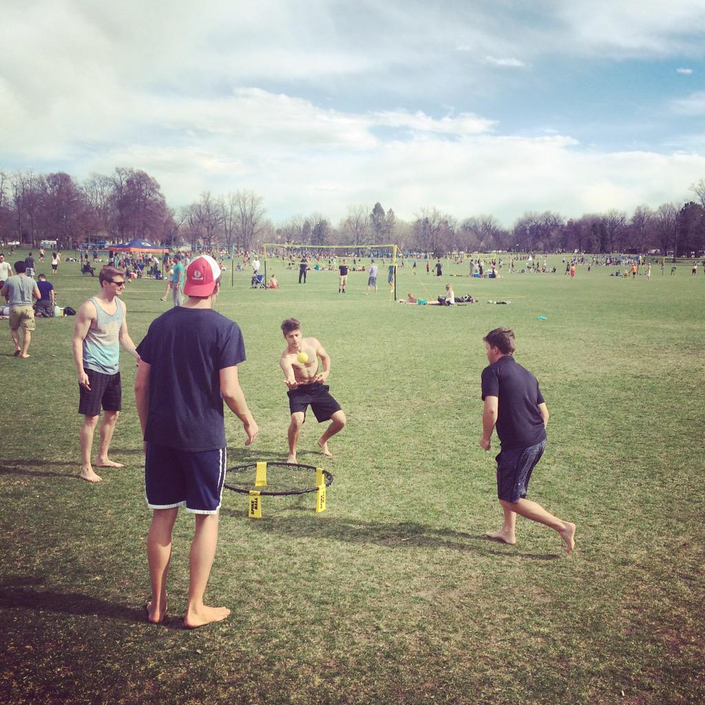 #Spikeball at Washington Park in Denver, CO! #Jointhemovement