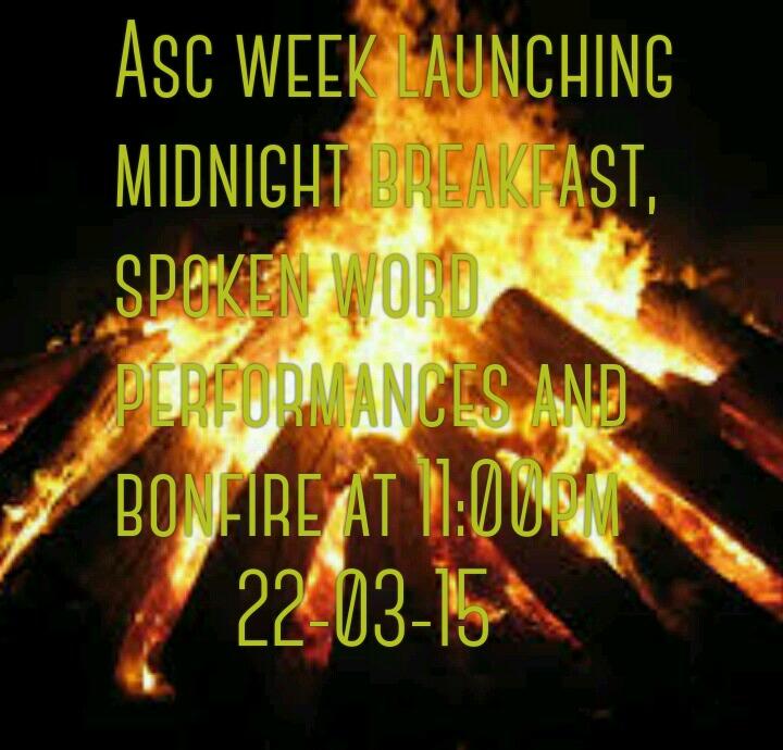 __sundiata__'s tweet image. Guess what!!!! #ascweek is starting tonight with the launch bonfire and midnight breakfast!!!!