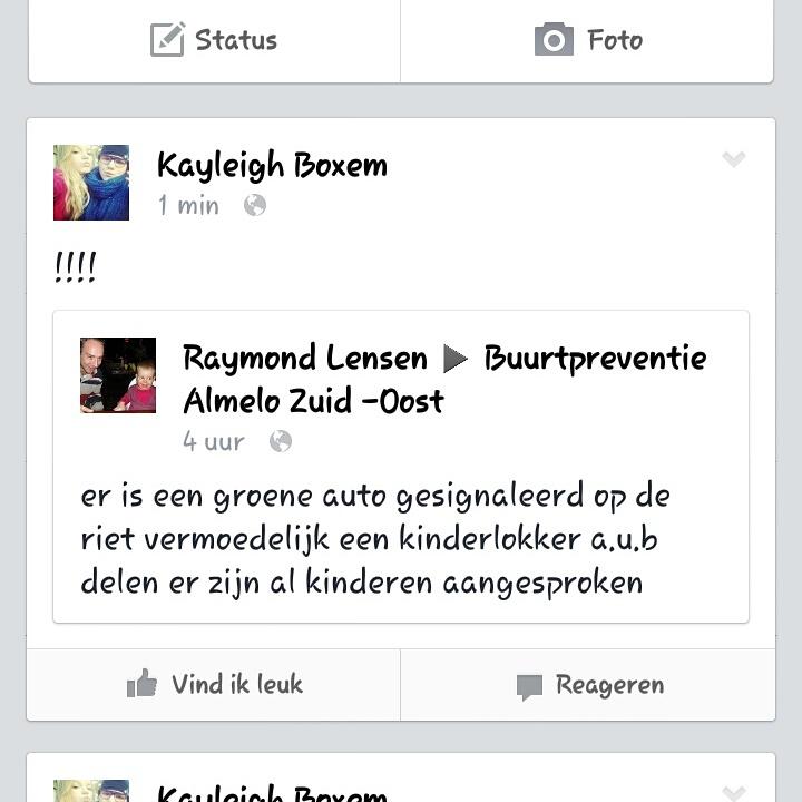 KBoxem's tweet image. Op almelo de riet een kinder pedo gezien Pas er mee op! Allemaal uitkijken!