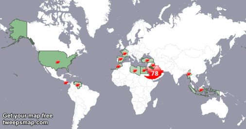moh378500's tweet photo. My followers live in Saudi Arabia (78%), Kuwait(5%)... Get your free map too: http://t.co/EySX57eH2N http://t.co/clTkGIM3OD