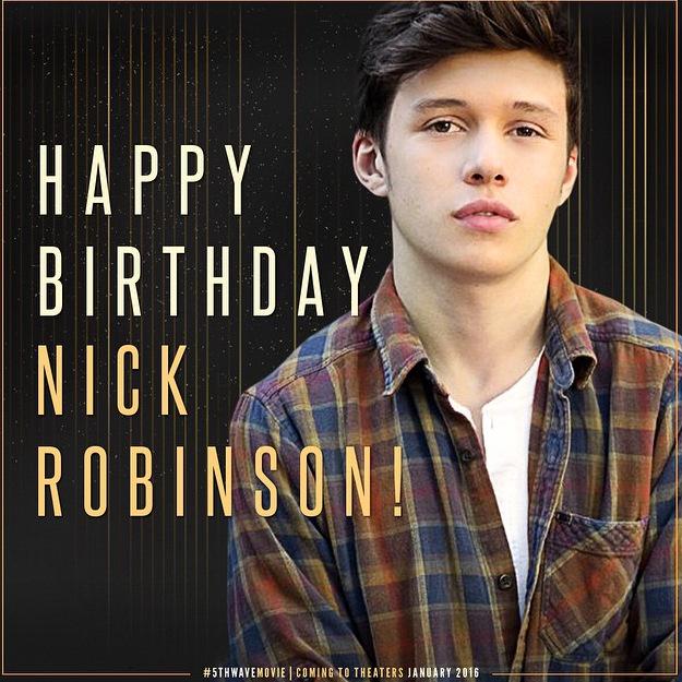 Happy Birthday Nick Robinson (Ben Parish)   