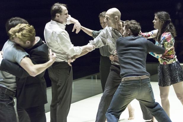 NTLive's tweet image. 'Most of the time we settle for half and I like it better.' Alfieri #AViewfromtheBridge