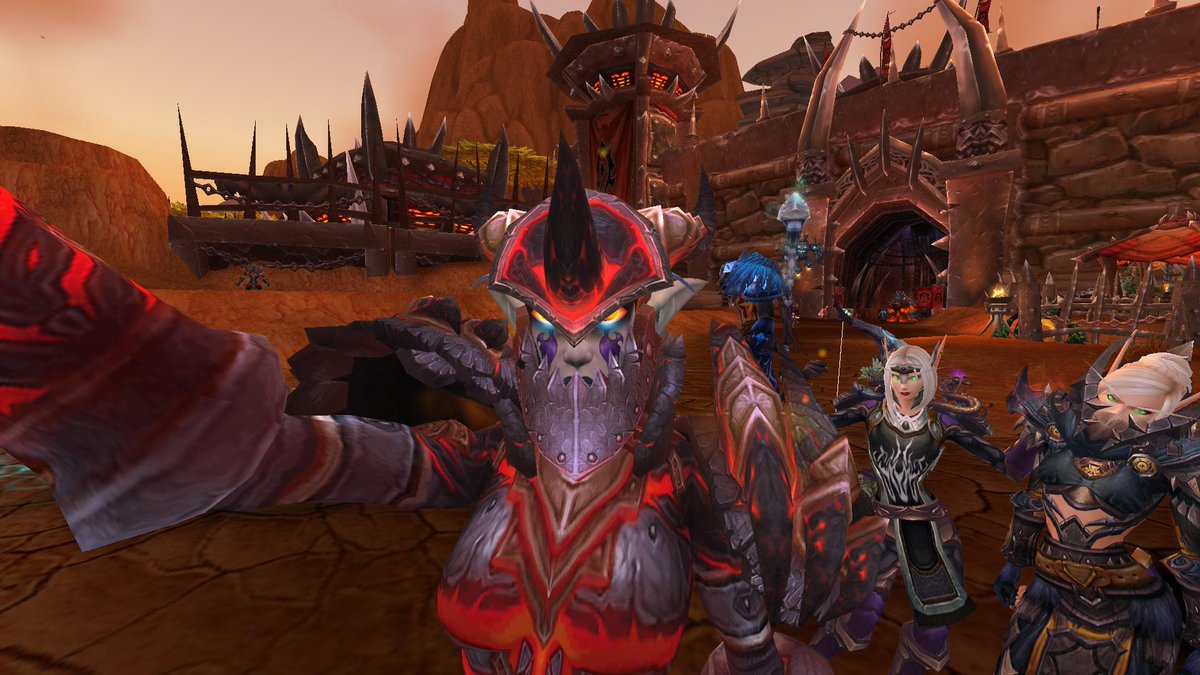 zi_ctr's tweet image. Hanging with the Horde on Aerie Peak. @CtRGuild @ConverttoRaid