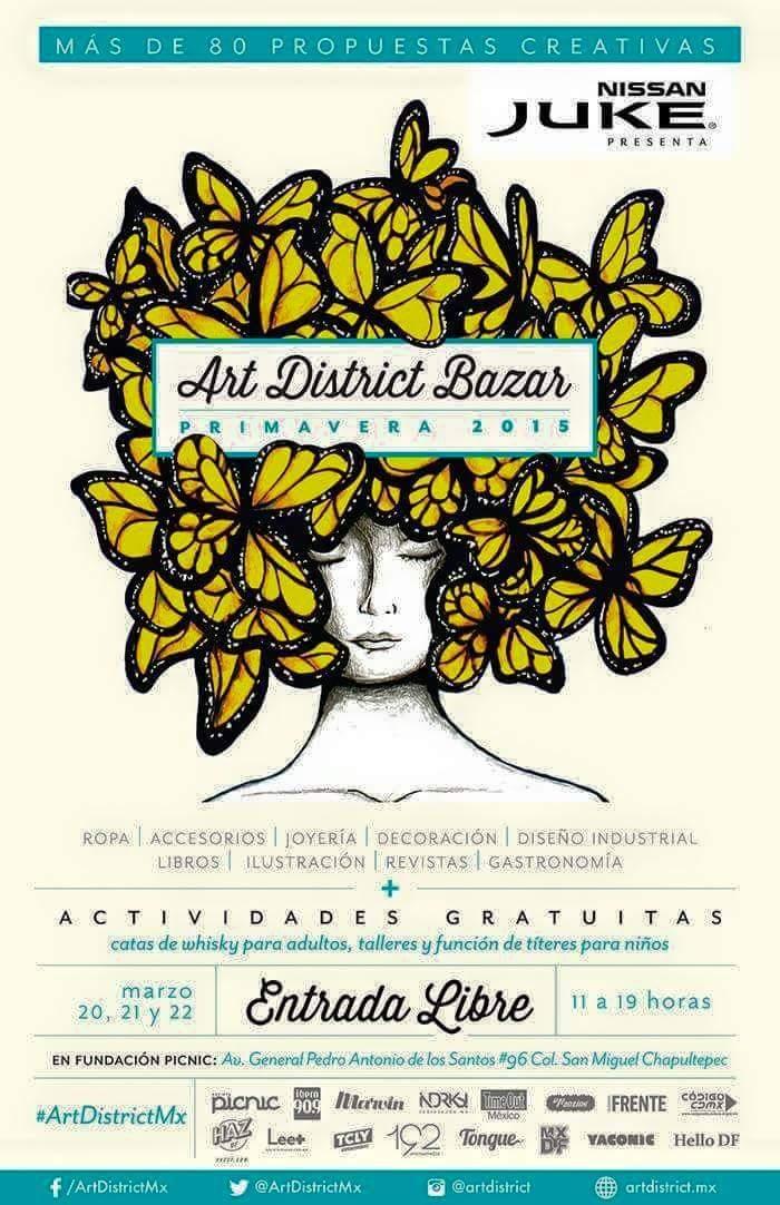 RevistaPICNIC's tweet image. Último día en #ArtDistrictMx #Bazar 
Presentado por #JukeMX