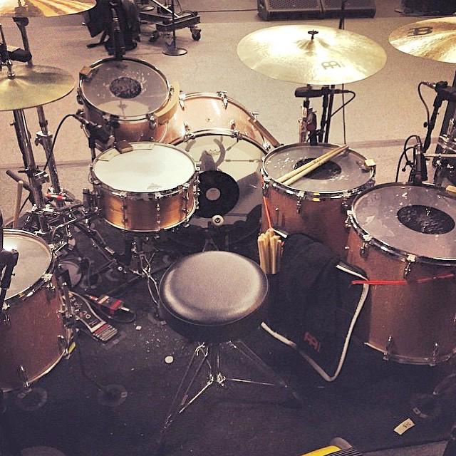 180drums's tweet photo. ⭕️\\ We can't avoid sharing #180instructor @aaronrgillespie's kit while on the road with #Paramore! #aarongillespie… http://t.co/bze6hYW0Si