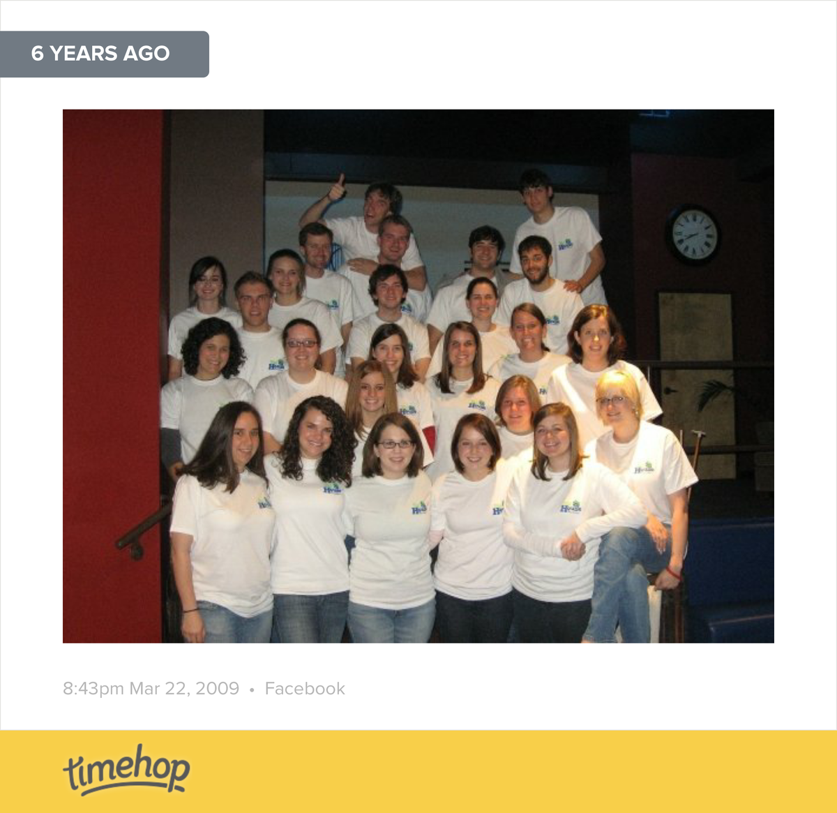 mbmelnick's tweet photo. Our first BigHouse work group ever! Spring Break 2009- I convinced 25 of my friends to spend their spring break w... http://t.co/5tYZGOzHhY