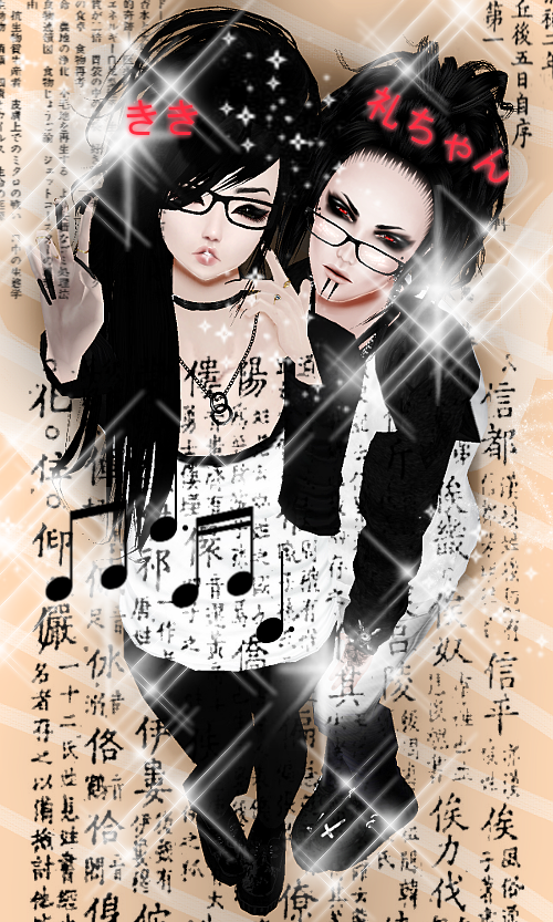 xrei04's tweet photo. @KieCorpse 私たちのIMVUのプリクラ笑

#プリクラRT
#可愛いRT http://t.co/xgRdYRQknp