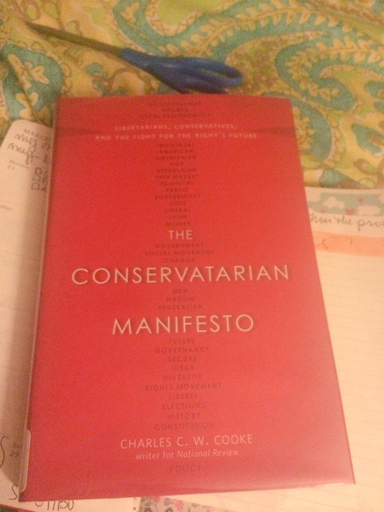emthedivine's tweet photo. @knelligan12 have u heard of this book? I'm reading this week #Charlescook #Conservatarian @nro @charlescwcooke http://t.co/E5Vw4MZExd