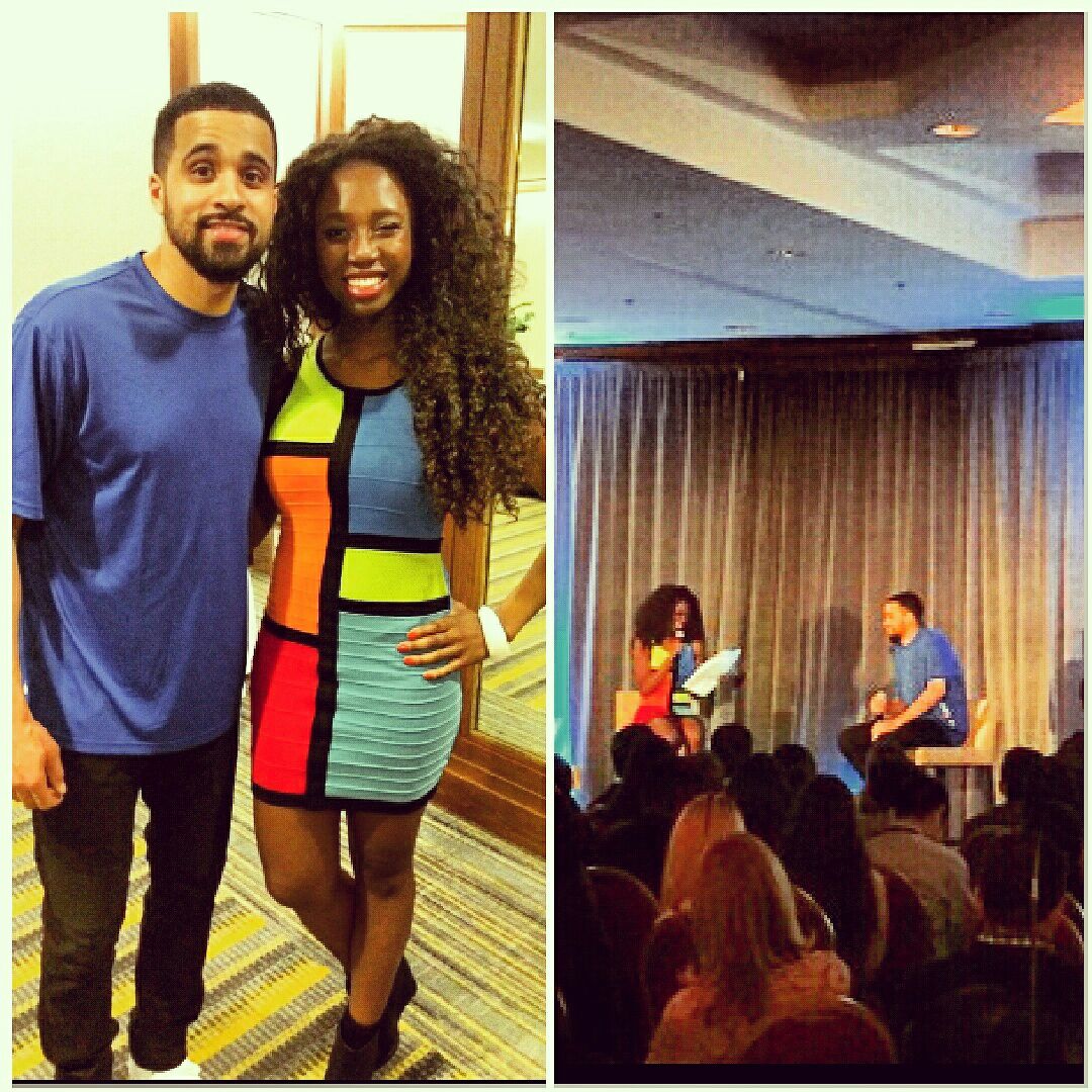 DomaniqueGrant's tweet photo. @JRDNmusic a beautiful soul & a multitalented artist!Thanks for the great interview yesterday #TO2015Youth @TO2015 http://t.co/UAdVhv7VA9
