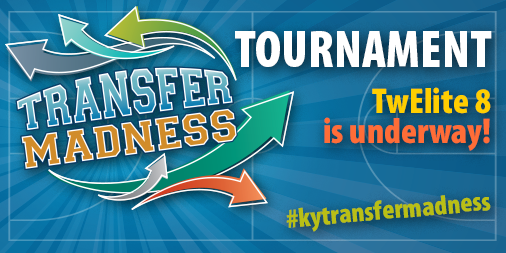 KCTCS's tweet photo. Score for your college! TwElite 8 ends tonight, 9pm EDT! #KCTCS #kytransfermadness tournament http://t.co/n4wjTT3gki http://t.co/U75w70vkE9