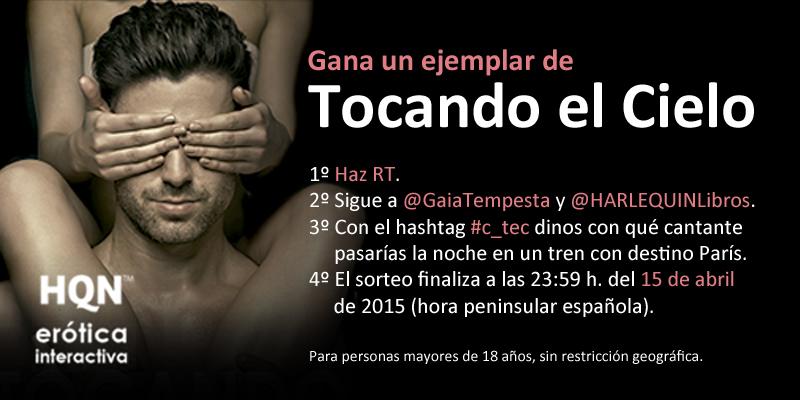 HARLEQUINLibros's tweet photo. RT @GaiaTempesta: ¡Gana un ebook de TOCANDO EL CIELO! #eroticainteractiva #sorteo #librojuegos #tocandoelcielo #c_tec http://t.co/Ou2sF6ekxu