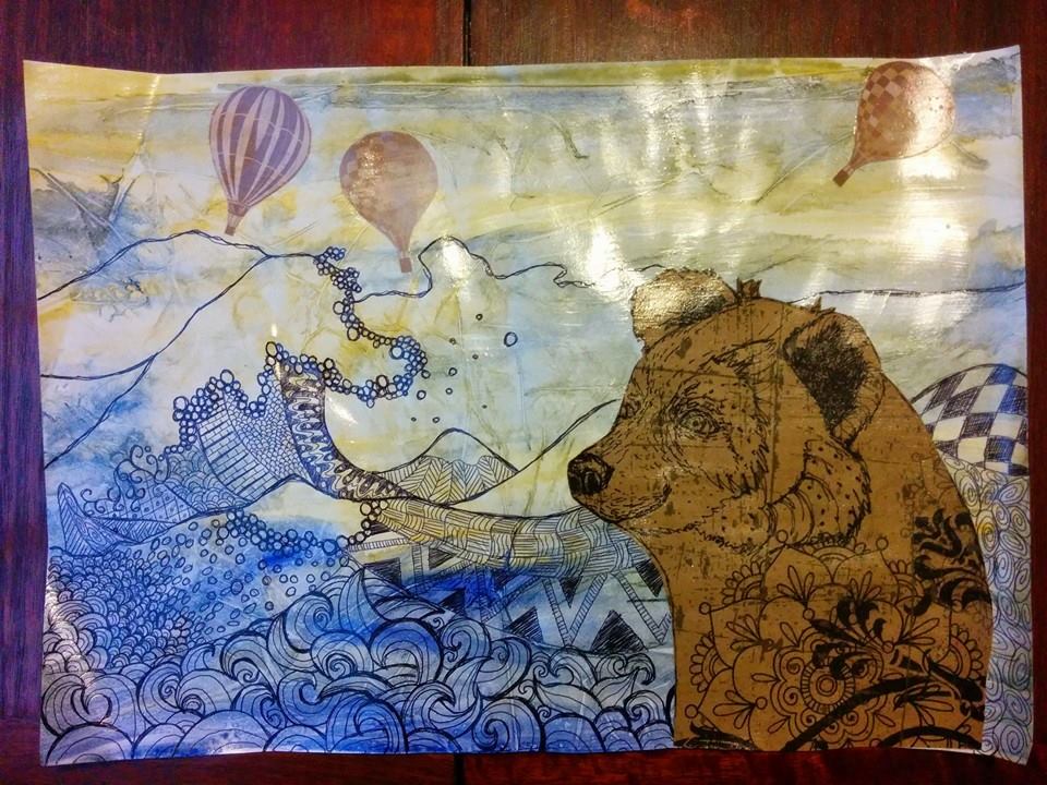 DanielARTjones's tweet photo. Ocean themed #collage prepared as samples with @JonesSTEAMmaker for yr8 collage project . #VisualArtsEducation http://t.co/beYx23MnOX