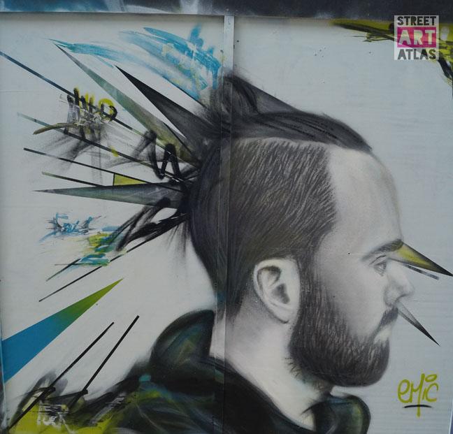 StreetArtAtlas's tweet image. Great to see #emicartist finished work today. Love his style. #streetart #blackallstreet @emicartist