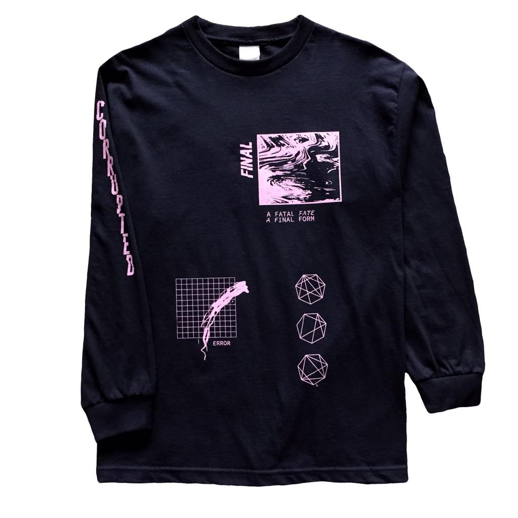 FINALFORMSEA's tweet image. CORRUPTED long sleeve, available April 1st