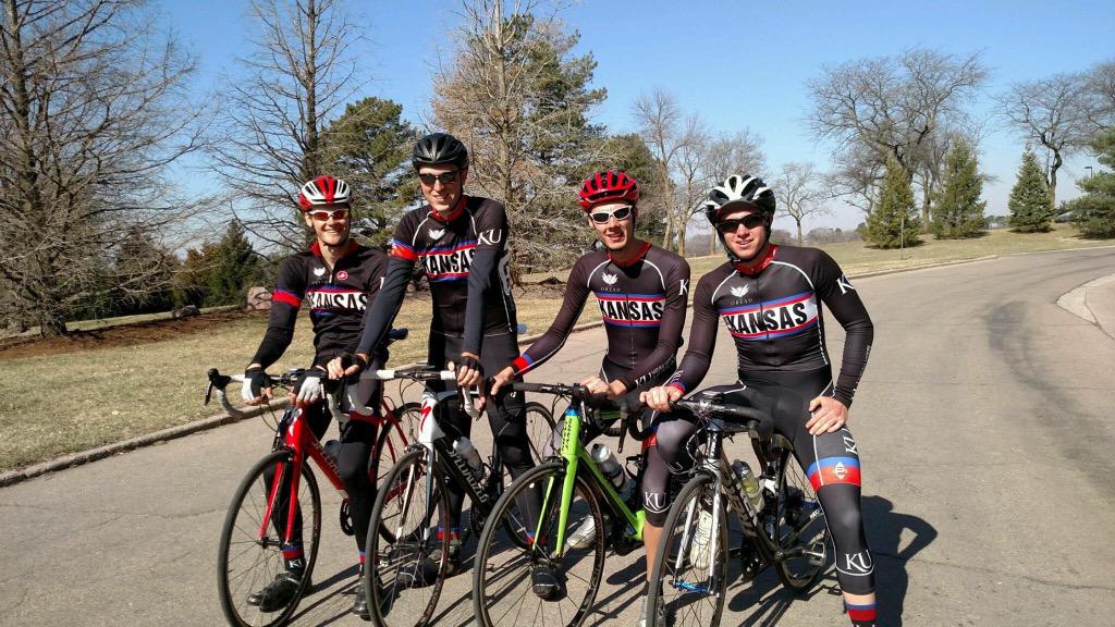 <a href="/KUCycling/">KU Cycling</a> at Tour de Husker!