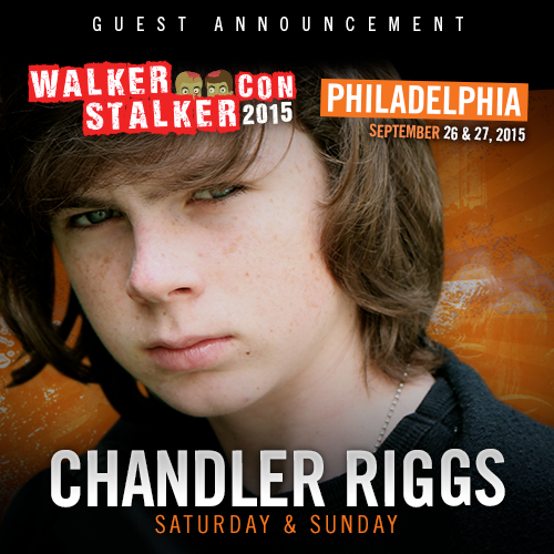 WalkrStalkrCon's tweet photo. GUEST ANNOUNCEMENT – Chandler Riggs (Carl, The Walking Dead) will be joining us for  #WSCPhilly! http://t.co/8uCrnRlPOi