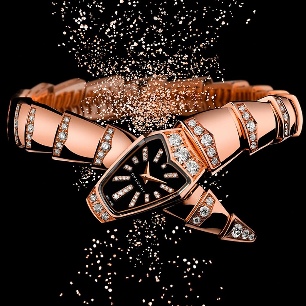 Gorgeous Watch from the <a href="/Bulgariofficial/">Bvlgari</a> Serpenti Collection #Baselworld2015 😍😍😍