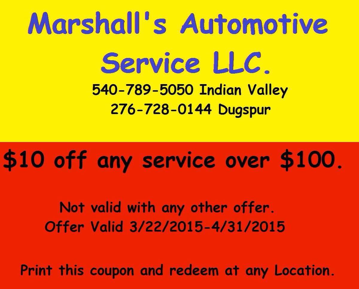 Marshall's Auto (Marshallauto1) Twitter