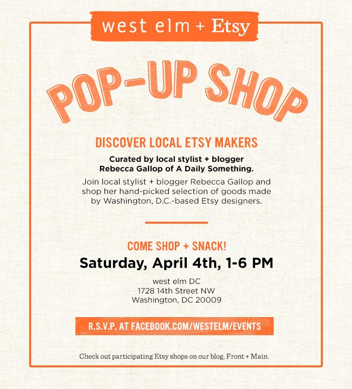 zigzagstudios's tweet photo. #zigzag studio new #spring and summer line is featured at #West Elm - Etsy PoP up.
Visit #madebyzigzag http://t.co/h6xoLGvskp