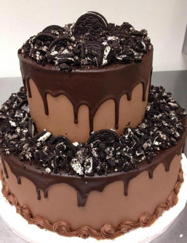 Giant Oreo Wedding Cake