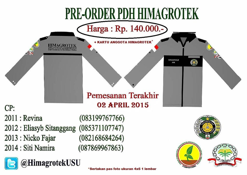 Semangat senin !!! Jangan lupa di order PDH nya ya abg kakak bes bes lae lae itok itok adek adek :)