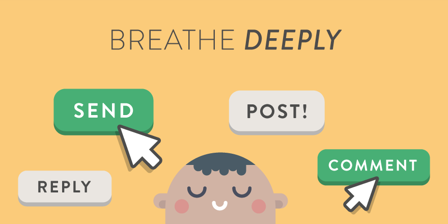 Headspace's tweet image. Take time to pause, to breathe, to check, before sending that email bit.ly/1zKCOtZ #MindfulTech #blog #health