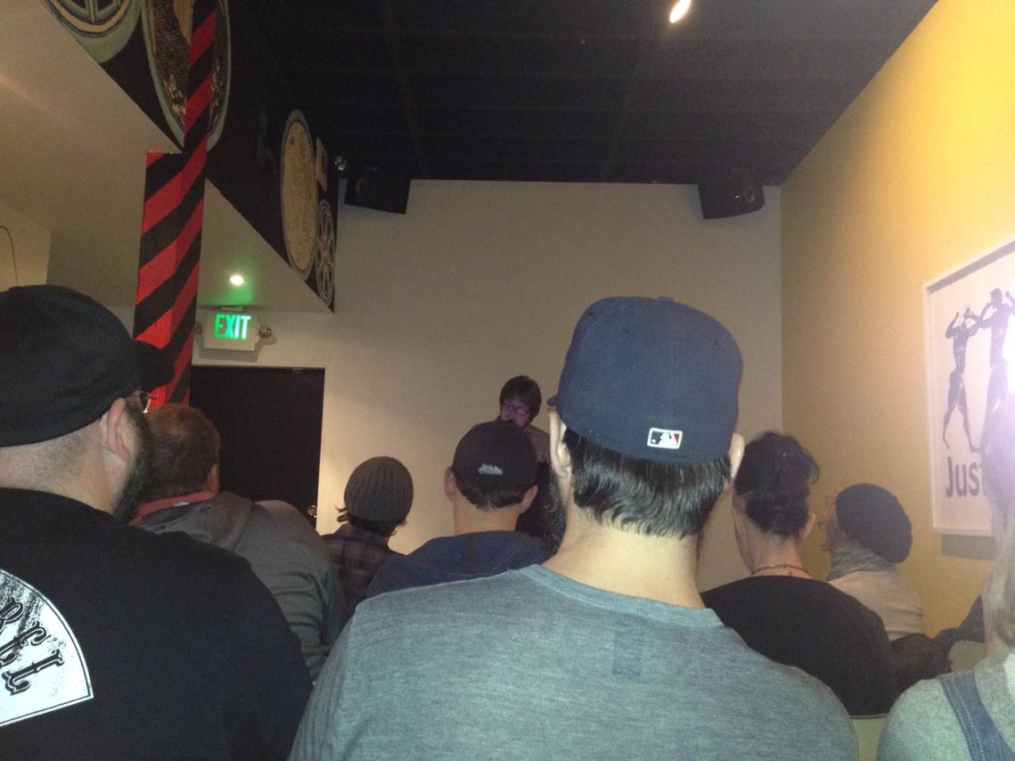 James Queally on Twitter "Safely back in the crowd... Listening to