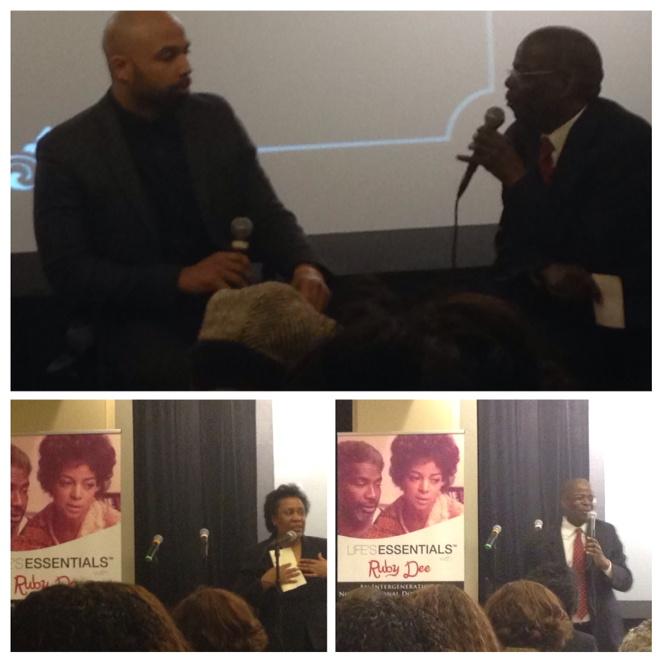 DrMargenaXan's tweet image. Outstanding doc #LEwithRubyDee @clarencewaldron  interviews her filmmaker grandson, @mutaali  Jackie Taylor co-hosted