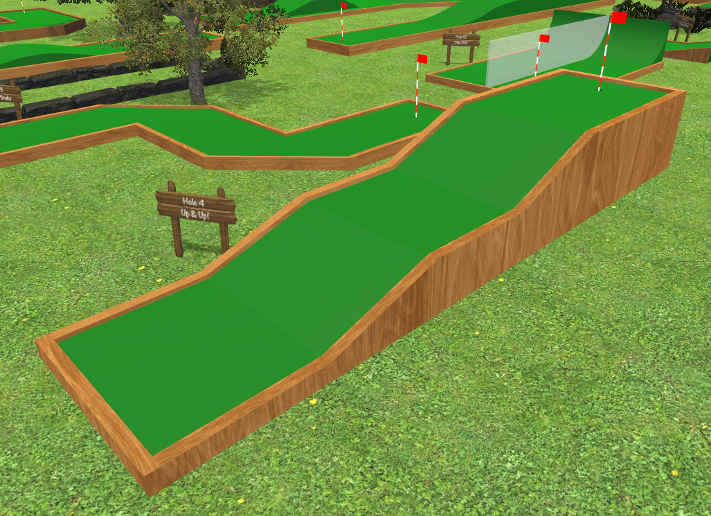 MellowMiniGolf's tweet image. Classic course, Hole 4: Up &amp;amp; Up #madewithunity