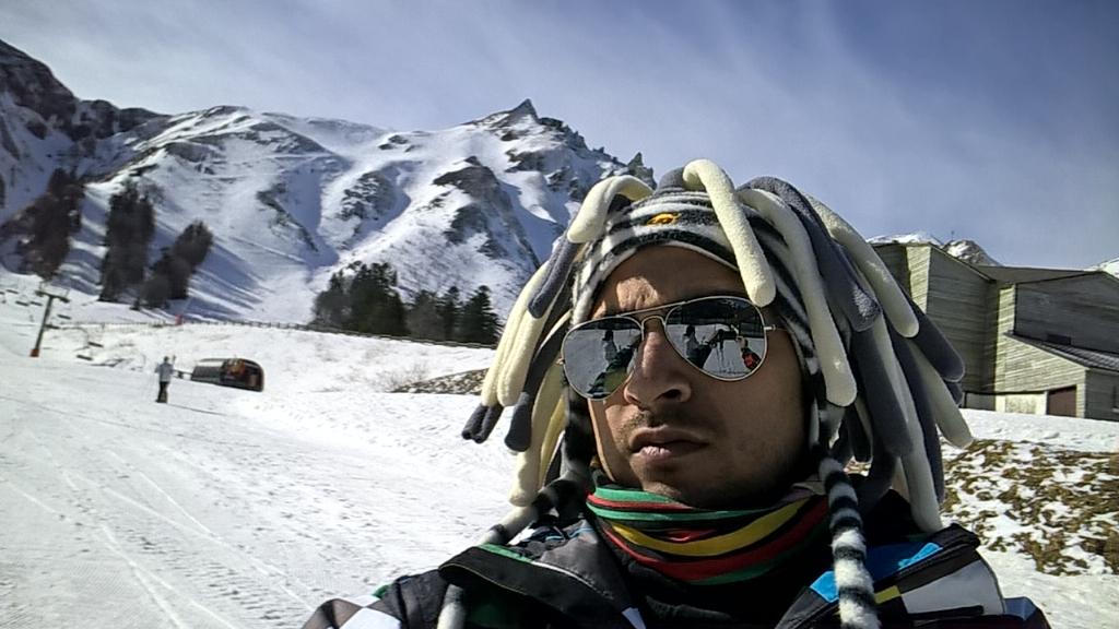 Le ski, c'est la vie 😉. #selfie #bonnetstyle