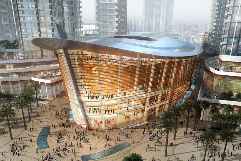 designboom's tweet image. the dubai opera house moves closer to completion in the #UAE... #architecture designboom.com/architecture/d…