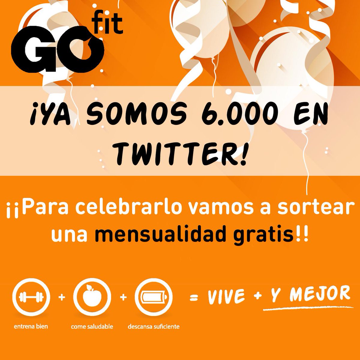 GOfit_es's tweet photo. ¡Sorteamos una mensualidad gratis! ¡Sólo tienes que retwittear este tweet antes del miércoles! ¡Mucha suerte! :) http://t.co/SrkGH7cqnp