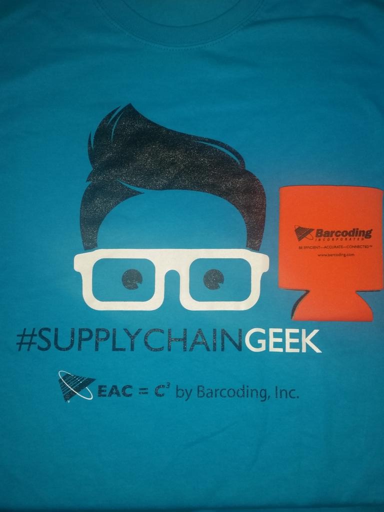 ShaneBarcode's tweet image. #barcidingspotted w/ #supplychaingeek getting ready for debut @promatshow  #ProMat2015 meet him at booth #4263
