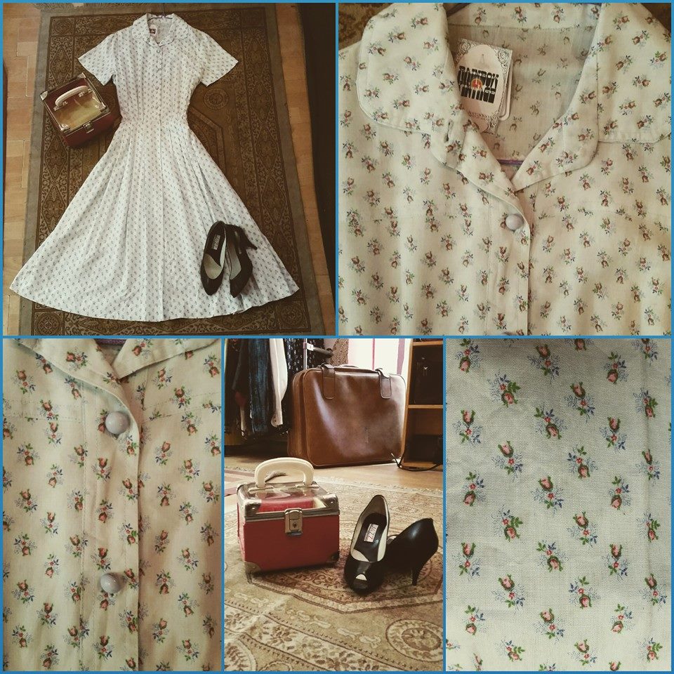 _RainbowVintage's tweet photo. #vintage #monday #MixandMatch #60s #70s #80s #potd #lookoftheday #vintagefashion #spring #teadress #peeptoes #love http://t.co/fWwOjaG36z